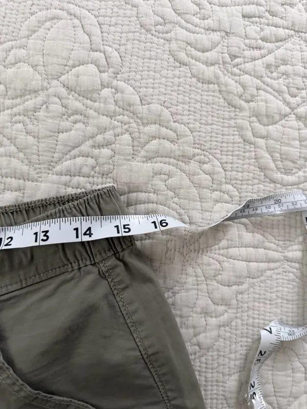 Hollister adjustable waist baggy cargo pants size small long - Image 6