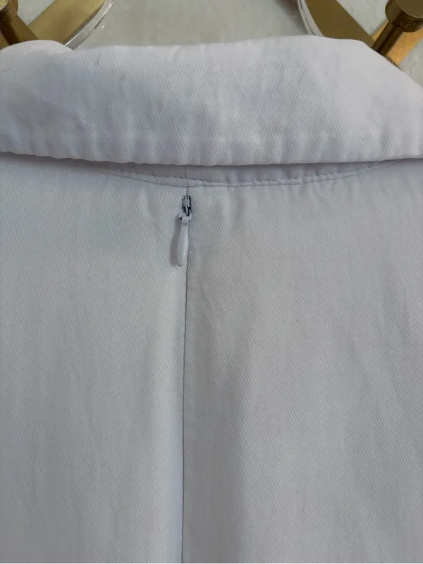 Zara Blogger Favorite White Blazer Front Twist Cutout Mini Dress XS - Image 11