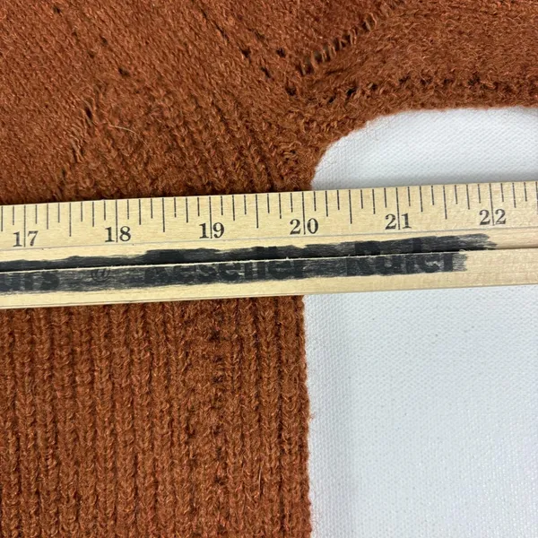 ASTR The Label Sweater Womens Medium Brown Acrylic Nylon Wool Crew Neck Pullover - Image 5