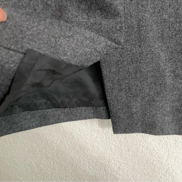 J Crew Womens Skirt Gray Grey Wool No2 Pencil Lined Back Slit Size 2 - Image 7