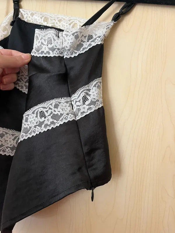 PacSun Kendall & Kylie Black Lace Crop Top - Image 4