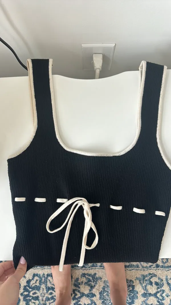 Vestique Black And White Dress - Image 2
