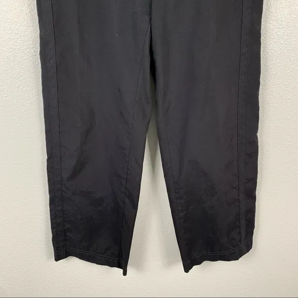 NIKE Womens‎ Polyester Track Pants Drawstring Black - Image 3