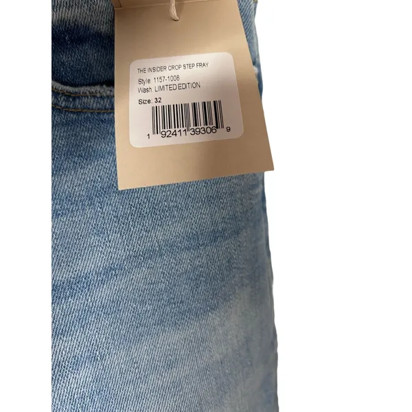 MOTHER The insider Crop Step Frey Limited Edition Wash 1157-1008 Size 32 - Image 7