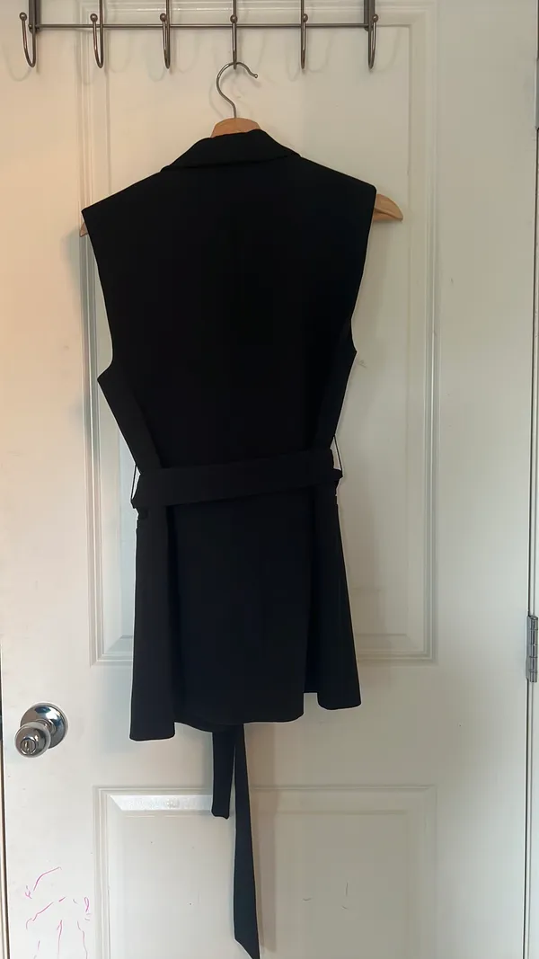Zara Belted Tuxedo Vest - Image 2