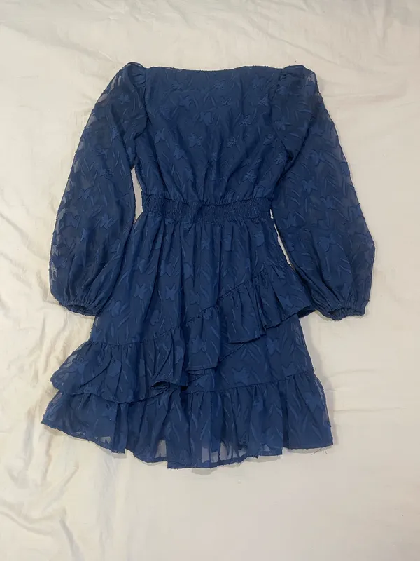 AQUA Long Sleeve Dress - Image 3