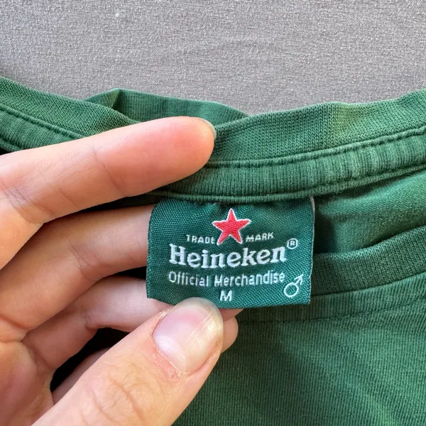 Heineken Beer Tee Green Size M - Image 3