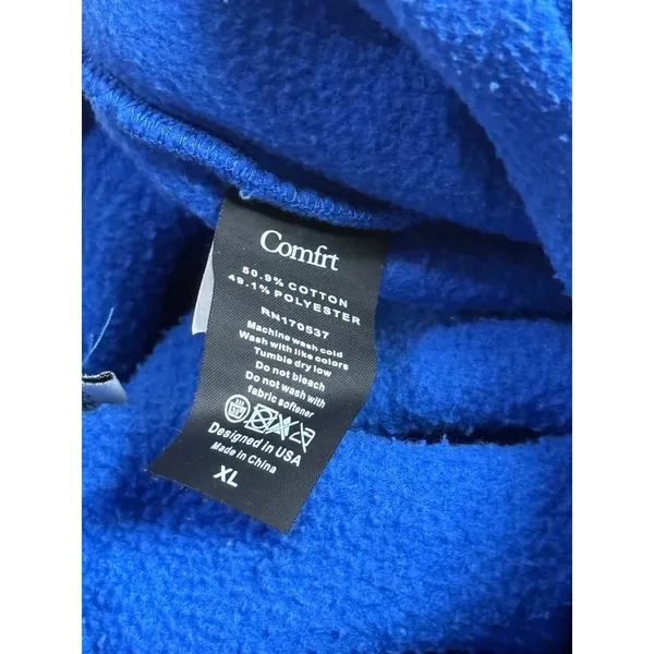 EUC Unisex Women Men Comfrt limited edition cobalt blue cloud sweatpants size XL - Image 8