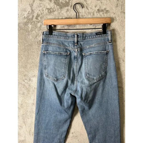 Citizens of Humanity Georgia‎ High Rise Bootcut Jeans Light Wash 28 X 32” Slit - Image 8
