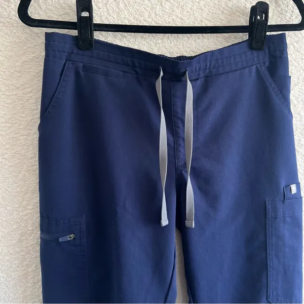 Figs Women’s Technical Collection Navy‎ Blue Lola Skinny Scrub Pants Size Small - Image 5