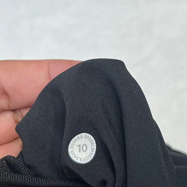 Lululemon Keep It Moving Black Pants High Rise 10 Women - Image 8