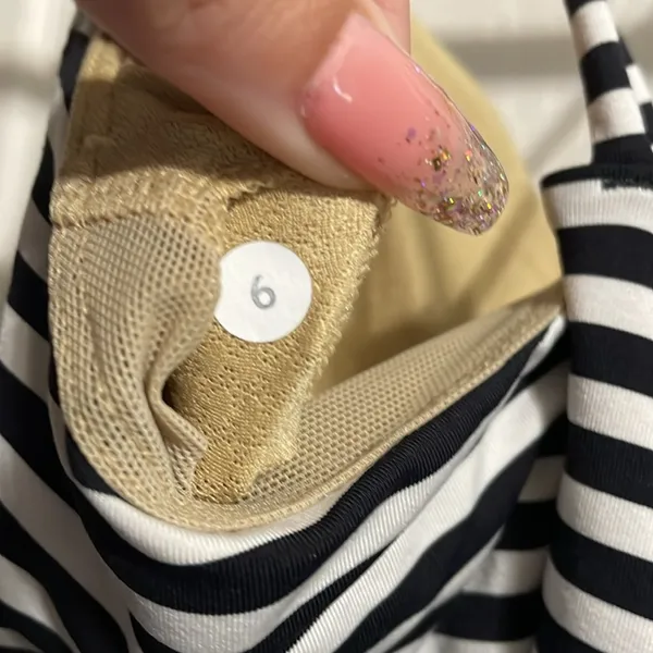 Lululemon Free to be Black & White Striped Tank - Image 8