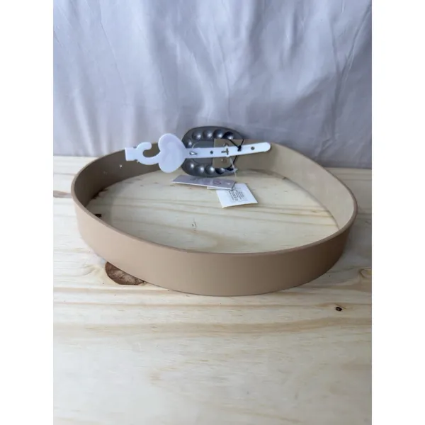 NWT True Love Western Tan Belt Silver Buckle Boho Cowboy Women’s Size S - Image 5