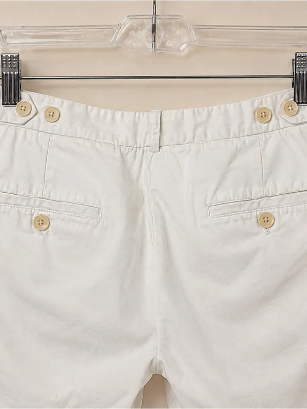 Talbots White Bermuda Shorts Size 10 Classic Chino Preppy Nantucket Coastal Chic - Image 5