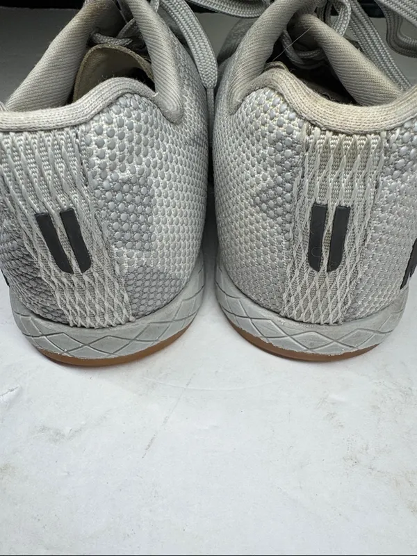 NOBULL white gray Frog-Print Trainer Interior W 8.5 M 7 workout weightlifting - Image 7