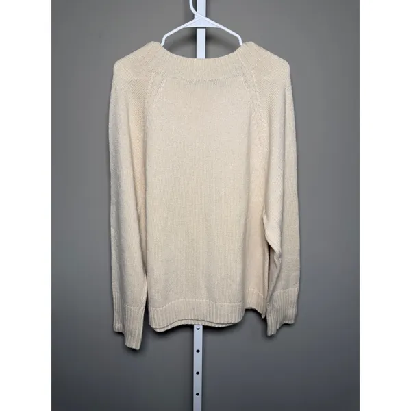 J.Crew Wool Blend Sweater NWT Size 2X Rhinestone Buttons Preppy Quiet‎ Luxury - Image 7