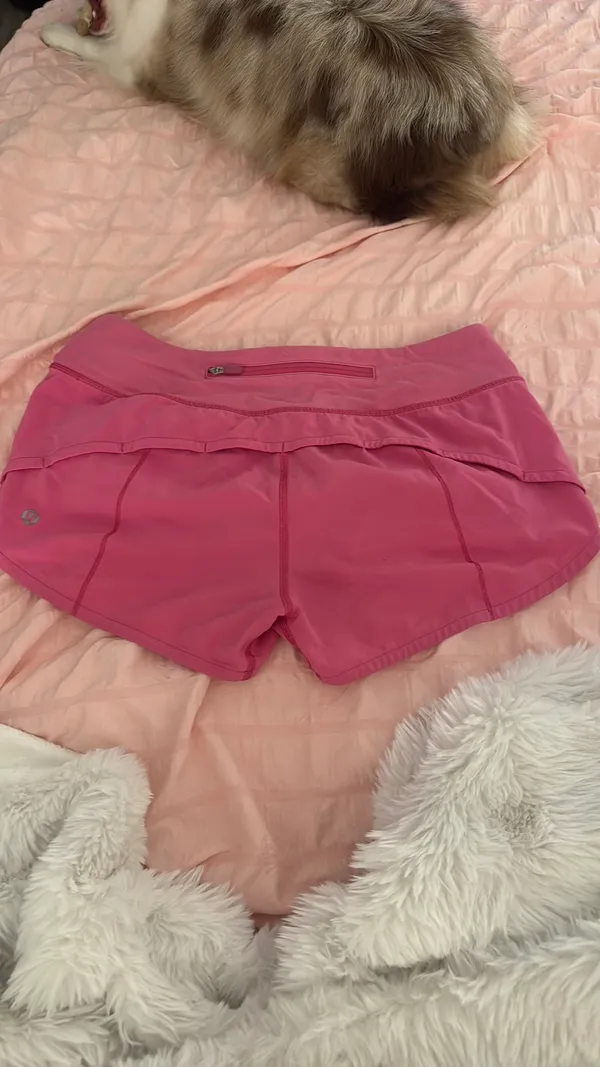 Sonic Pink Lululemon Speed Up Shorts 2.5" Low-Rise - Image 4