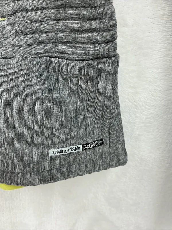 Salomon Gray Hooded Bomber Jacket with Yellow Trim 1158 - Image 3