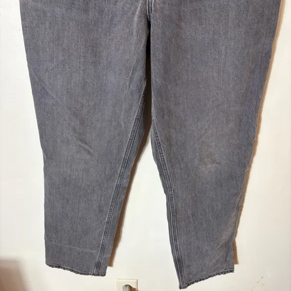 Abercrombie & Fitch Curve Love 90s Straight Ultra High‎ Rise Jeans Grey 30/10R - Image 3
