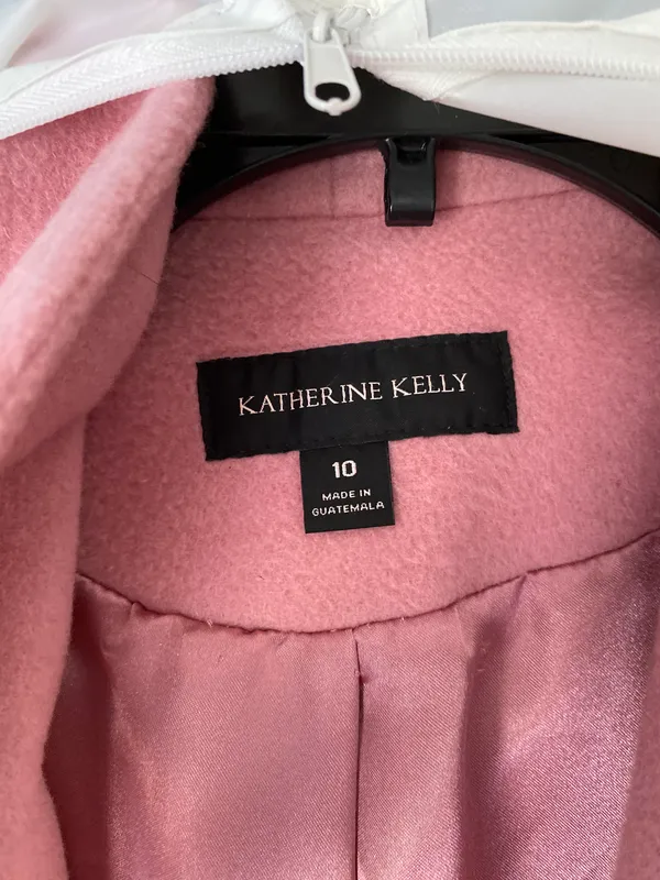 Katherine Kelly Coat Pink Size 10 - Image 5