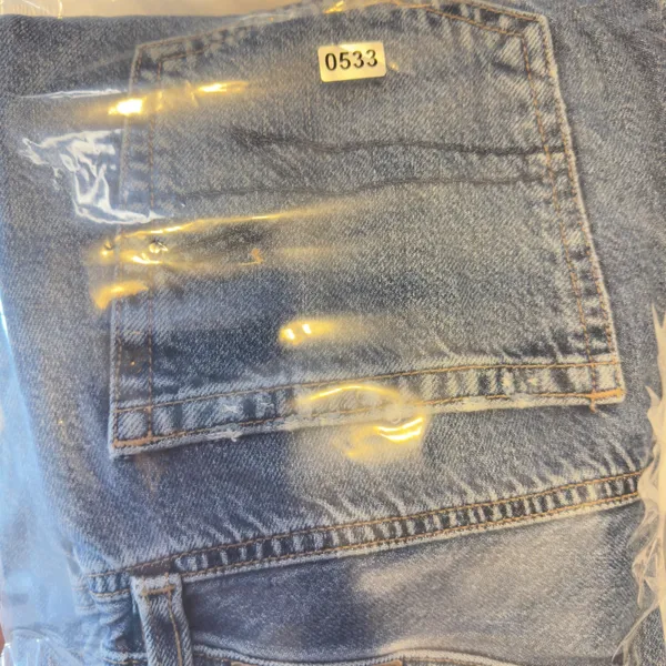 533 | American Eagle Low Rise Baggy Jean Lace Insert Flare Coquette Y2K 00 Short - Image 11