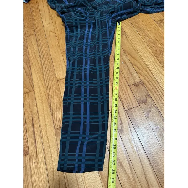 Thakoon NWT Plaid Striped Combo Silk Sleeveless Jumpsuit‎ Size 6 - Image 6