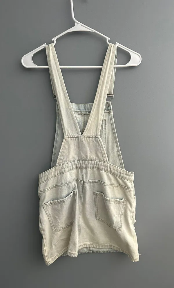 Denim Skirt Overalls - Image 2