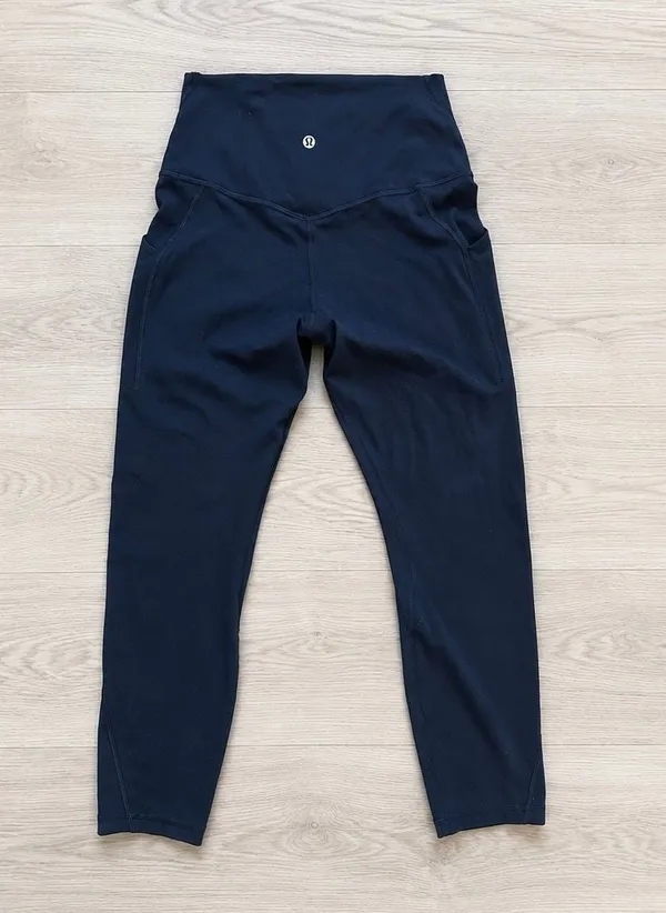 Lululemon Wunder Train Black High-Rise Yoga Pocket Athletic Leggings 6 - Image 2