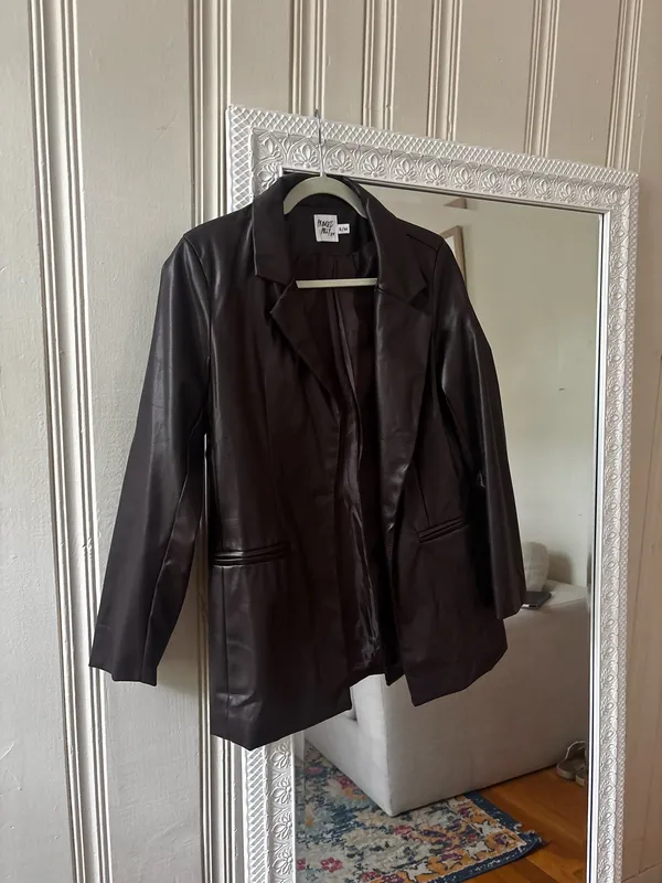 Princess Polly Leather Blazer - Image 5