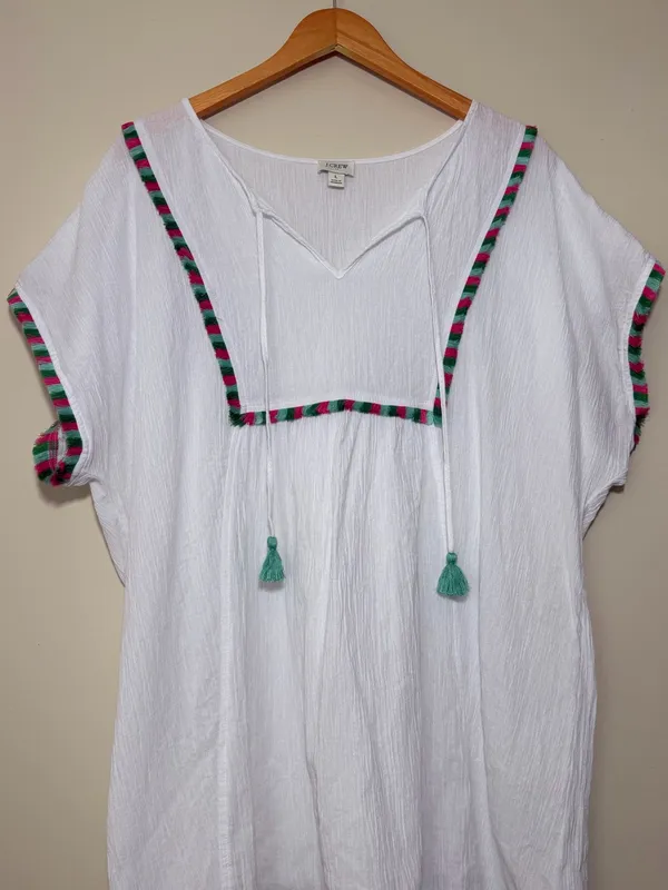 J. Crew Fringe Beach Tunic Cover-Up - Image 2