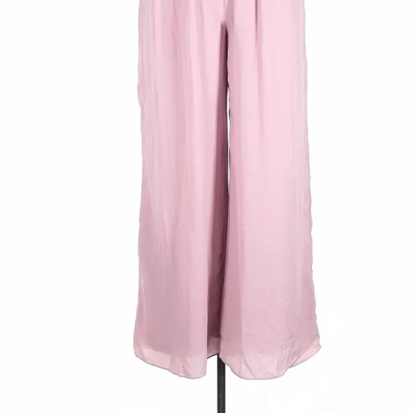 Lulus Call for Me Dusty Lavender Faux Wrap Jumpsuit Wide Leg XL Wedding - Image 3