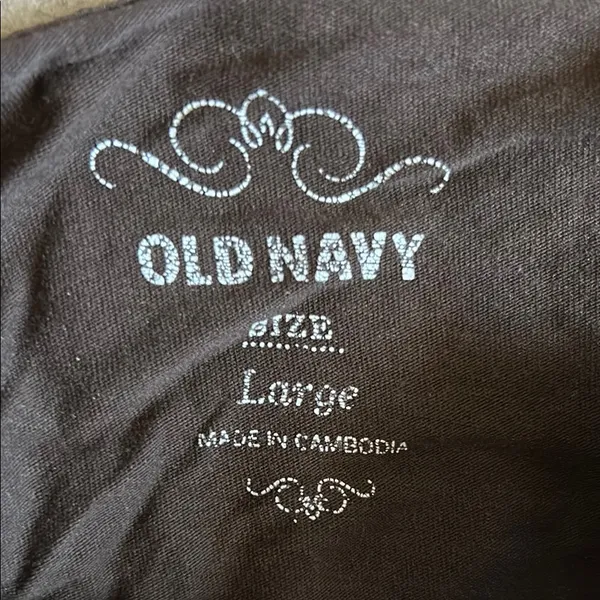 Old Navy Brown Camisole Fitted Spaghetti Straps - Image 2