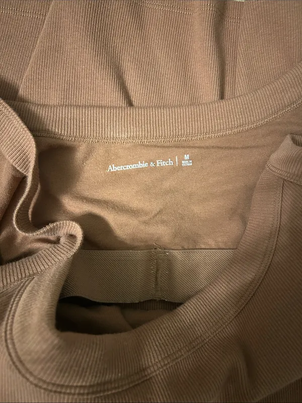 Abercrombie Bra-Free essential 90s ribbed mini dress, Medium NWT - Image 4