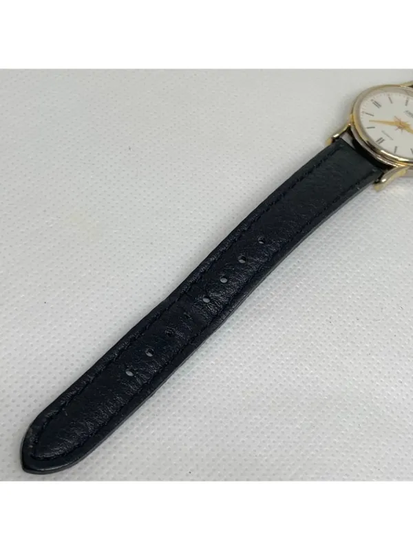 Vintage America Perry Ellis watch women classic 27mm quartz gold tone running - Image 5