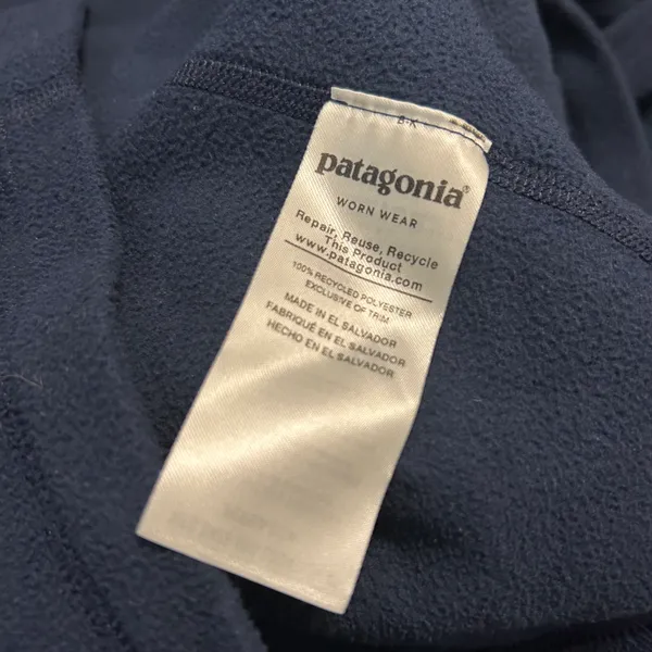 Patagonia Blue Sweater Jacket Top - Image 4