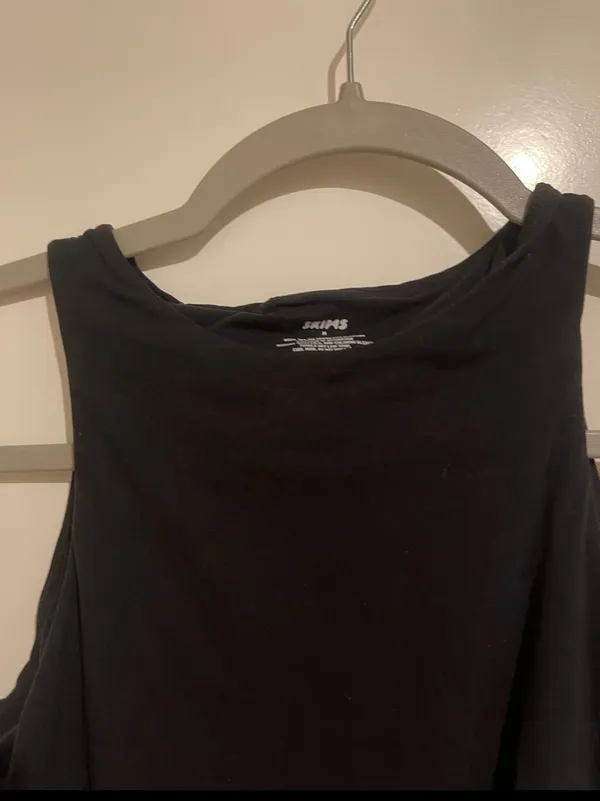 SKIMS NWT Fits Everybody High Neck Bodysuit M Onyx - Image 5