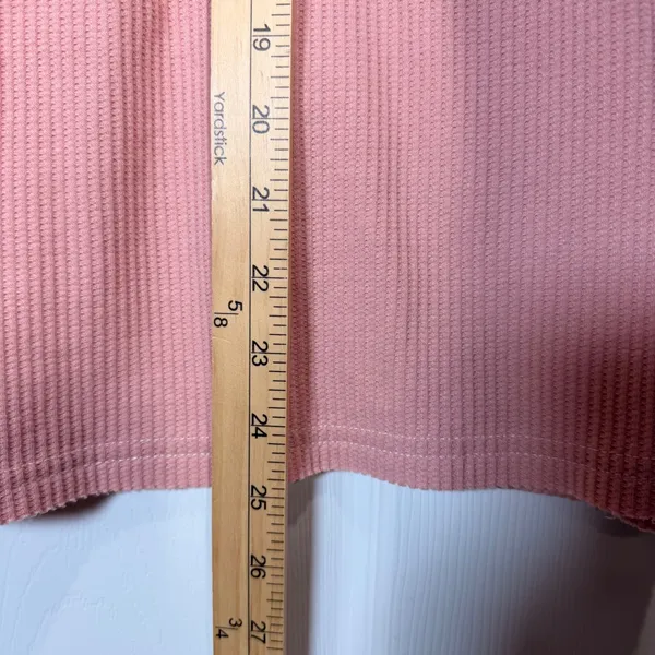 POL Pink Floral Lace Waffle Knit Long Lace Sleeve Top Size L YKT1297 Spring NWOT - Image 7