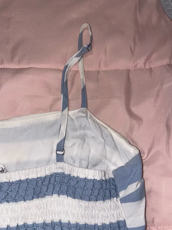 Miracle Striped Dress Blue Size 12 - Image 7