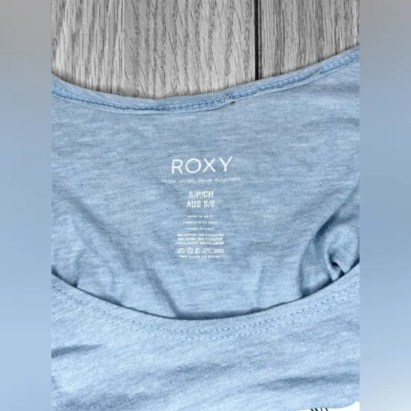 ROXY Women’s Blue Waikiki Beach Summer Tank Top - Image 4