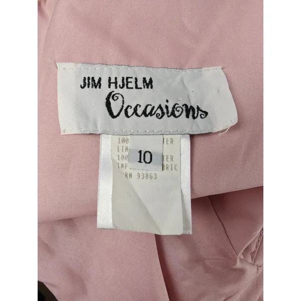 Women’s Jim Hjelm Occasions Formal Maxi Dress Pink Size 10 - Image 6