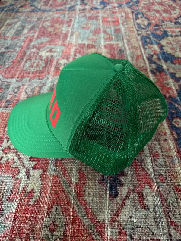 clare v ciao trucker hat Green - Image 3