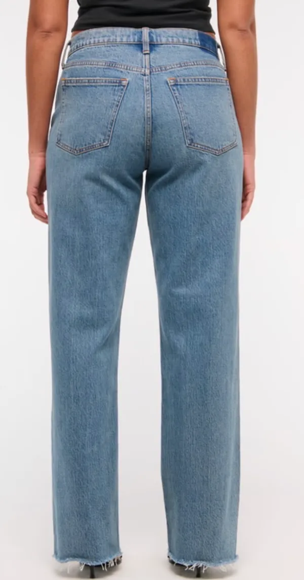 Abercrombie Jeans The Baggy Low-Rise Curve Love Long - Image 2