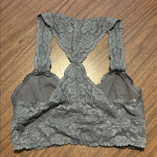 Free People Intimately XS Olive Drab Racerback Bra Bralette - Image 2