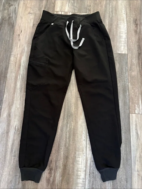 Figs Black Jogger Scrubs small - Image 5