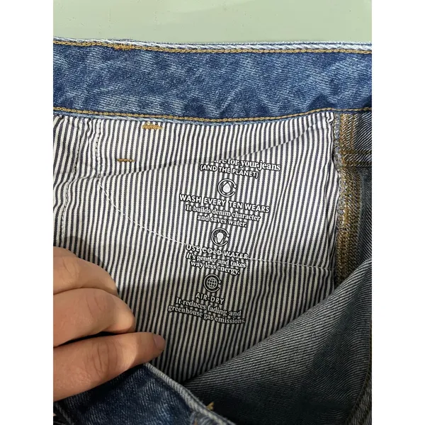 J.Crew Barrel Leg Jeans Size 31 High‎ Rise Cropped 100% Cotton Denim - Image 6
