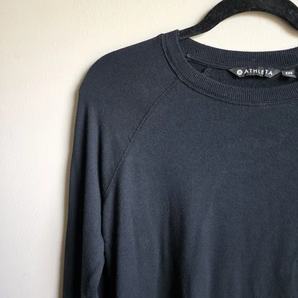 Athleta Serenity Criss Cross Long Sleeve Sweatshirt Sz XXS Lightweight Athletic - Image 5