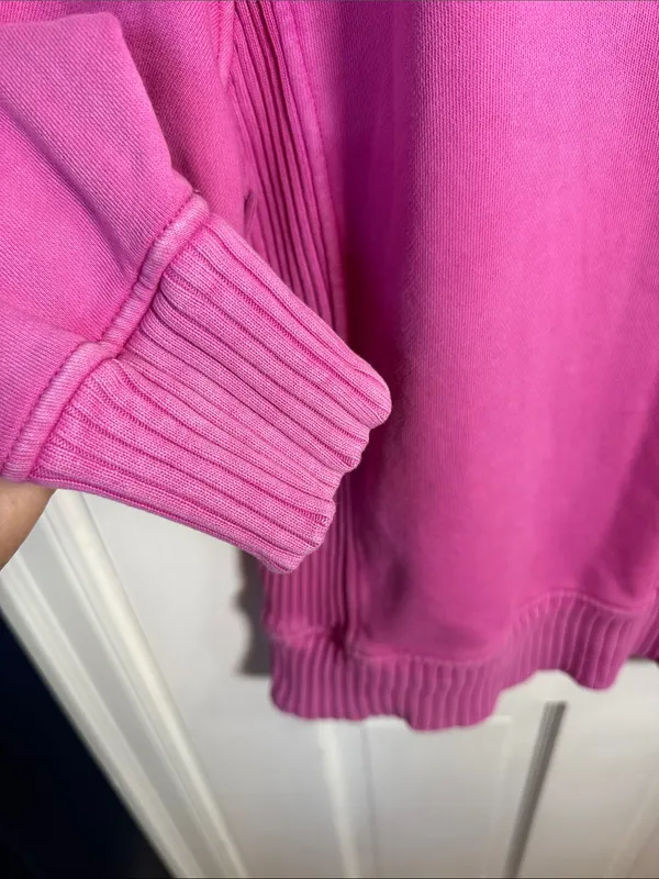Aerie Down-To-Earth Crew Sweatshirt in Fuchsia Pink W2489 Sz XS - Image 6