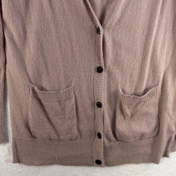 American Eagle L Large Cardigan Sweater Lightweight Knit‎ Blush Pink Long Sleeve - Image 3