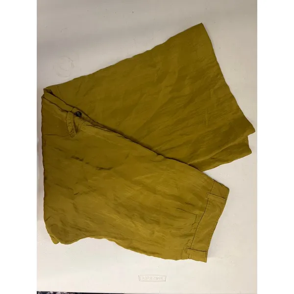 Madewell Sz 12 Olive Green Harlow Wide Leg High Rise Viscose Cargo Pants solid - Image 8