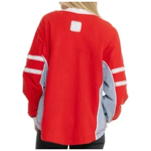 NEW Free People | FP Movement Rugby-Ready Layer in Winterberry Combo Sz Small‎ - Image 6